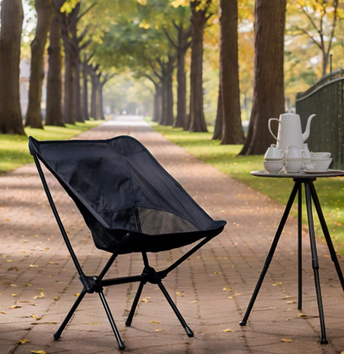 Portable Folding Camping Chair with Carry Bag for Hiking Backpacking Beach Fishing Picnic