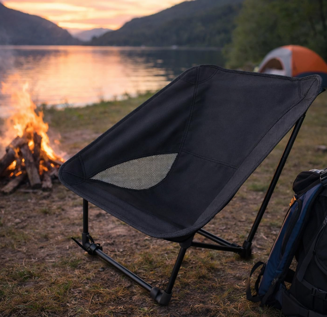 Lightweight Folding Camping Chair for Young Adults Teens Travel Beach Sports Fishing