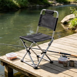 Lightweight Folding Camping Chair with Breathable Fabric and Durable Frame for Outdoor Use